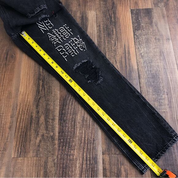 Denim X Alexander Wang Cult Straight Leg Jean No After Party Size 28 Made in USA - Picture 14 of 16